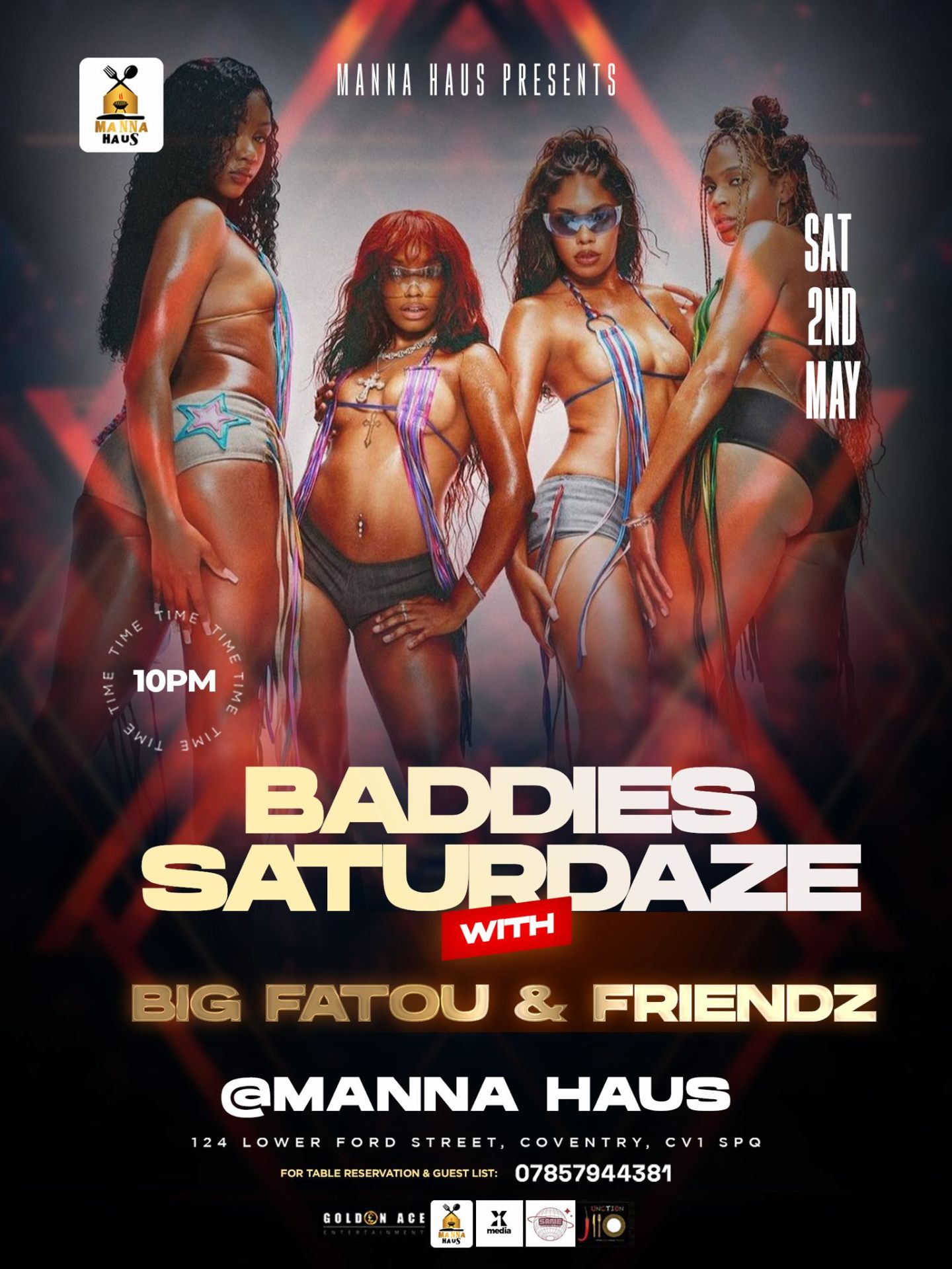 Baddies Saturdaze — Saturday May 2nd at Manna Haus