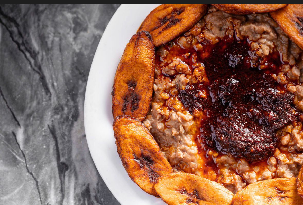 Ewa Agoyin & Plantain